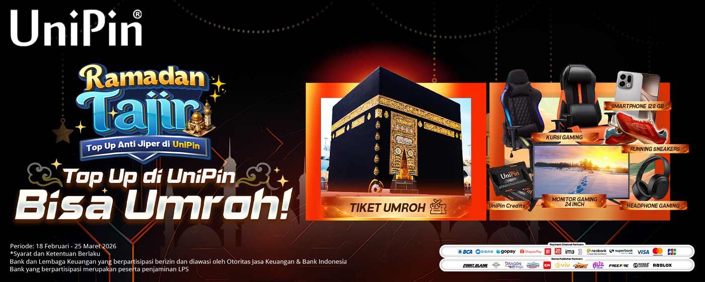 Ramadan Tajir 2026: Top Up Anti Jiper di UniPin